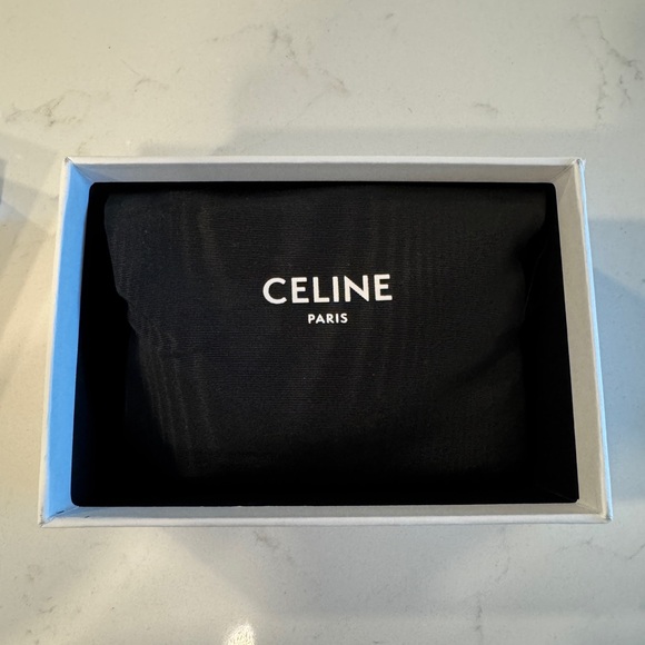 Celine SMALL FLAP WALLET TRIOMPHE IN TRIOMPHE CANVAS - Picture 8 of 9